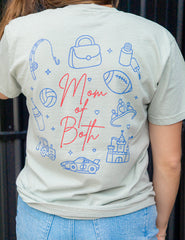 Mom of Both Icon Comfort Colors Tee