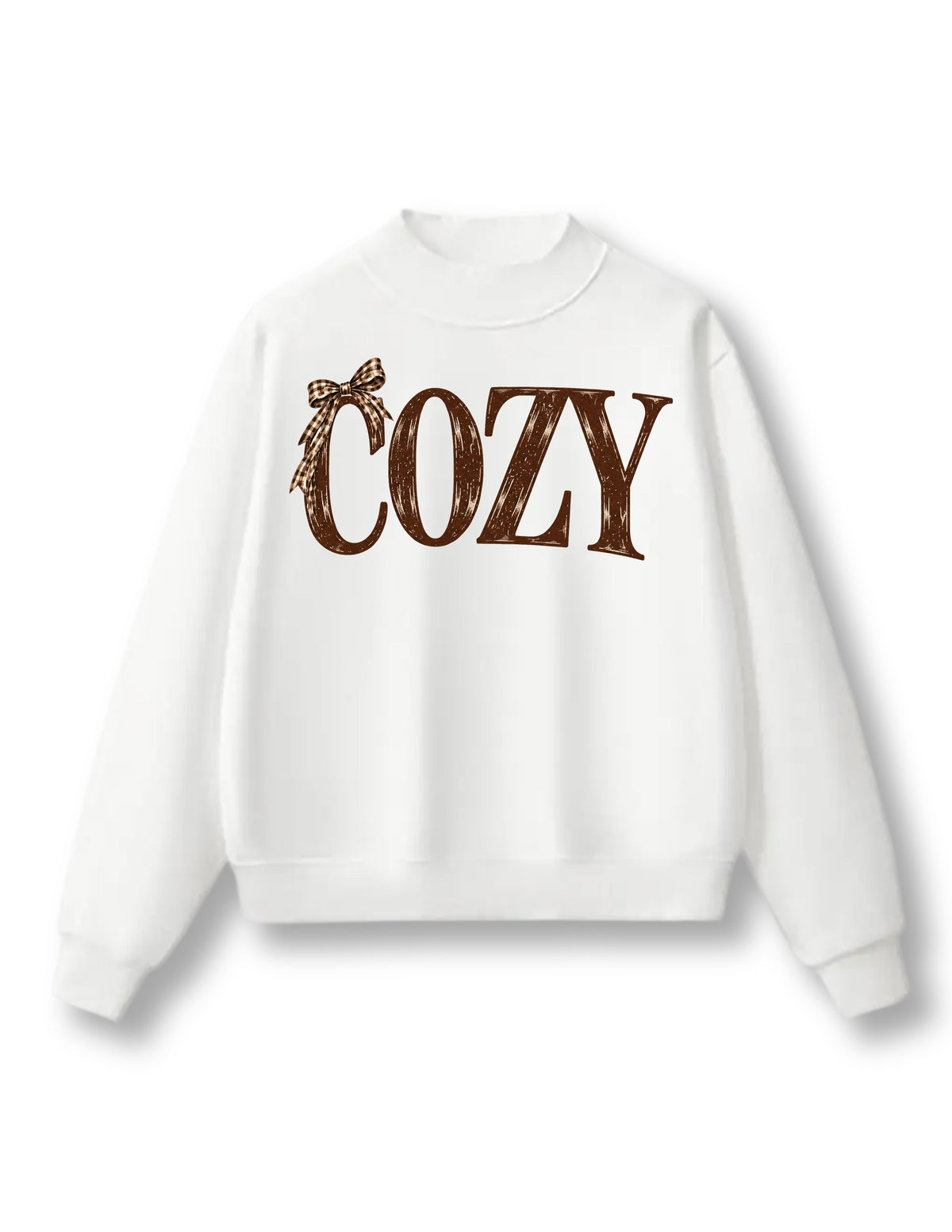 Cozy Mock Neck Crewneck