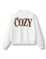 Cozy Mock Neck Crewneck