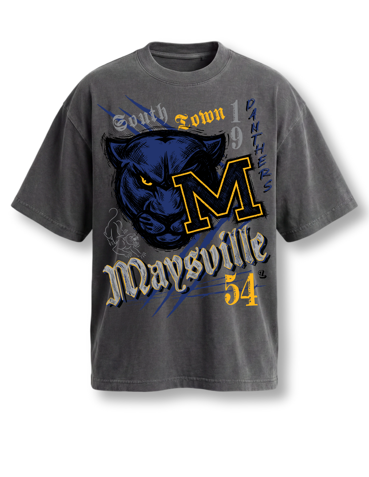 Streetwear Oversized Print MAYSVILLE Tee