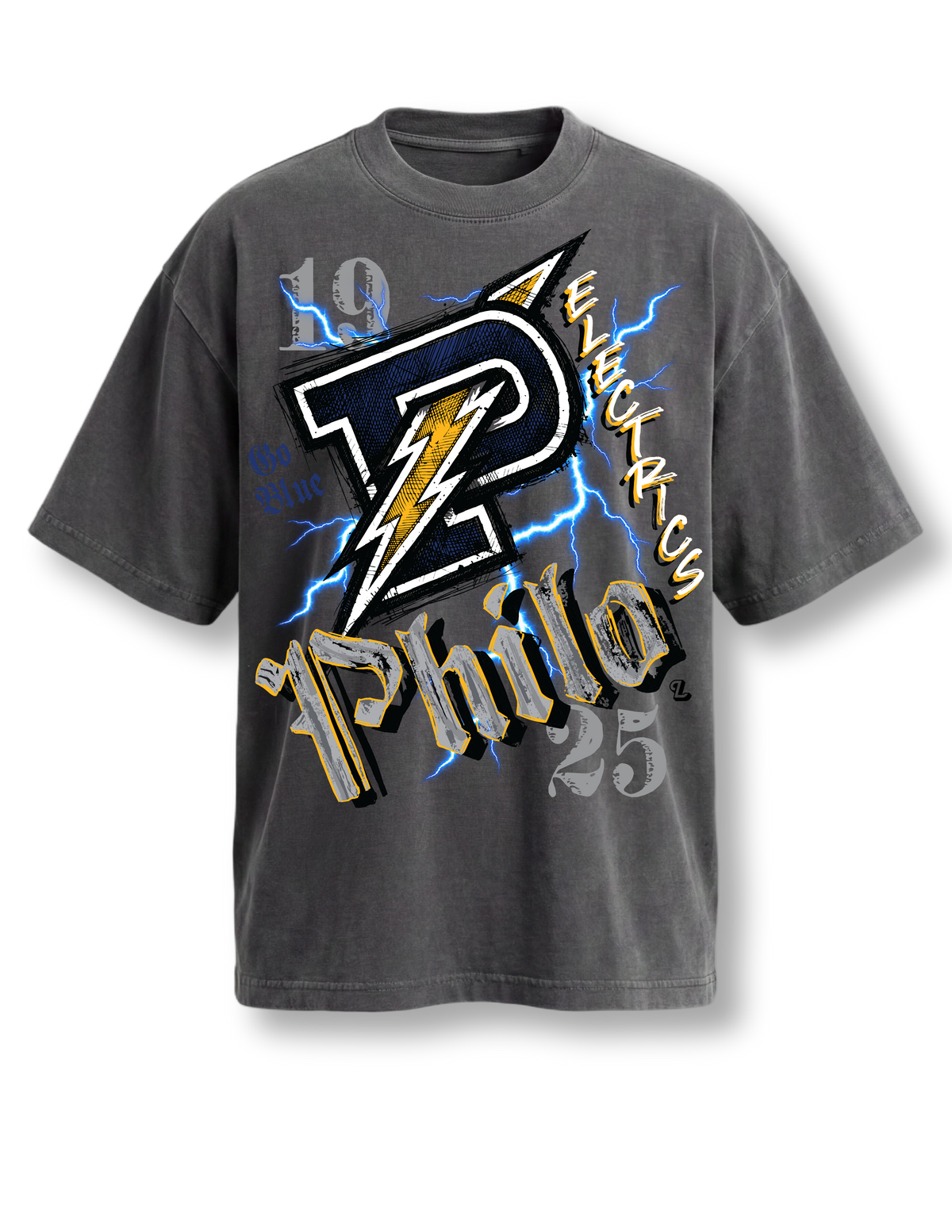 Streetwear Oversized Print PHILO Tee