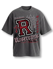 Streetwear Oversized Print ROSECRANS Tee