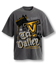 Streetwear Oversized Print TRI-VALLEY Tee