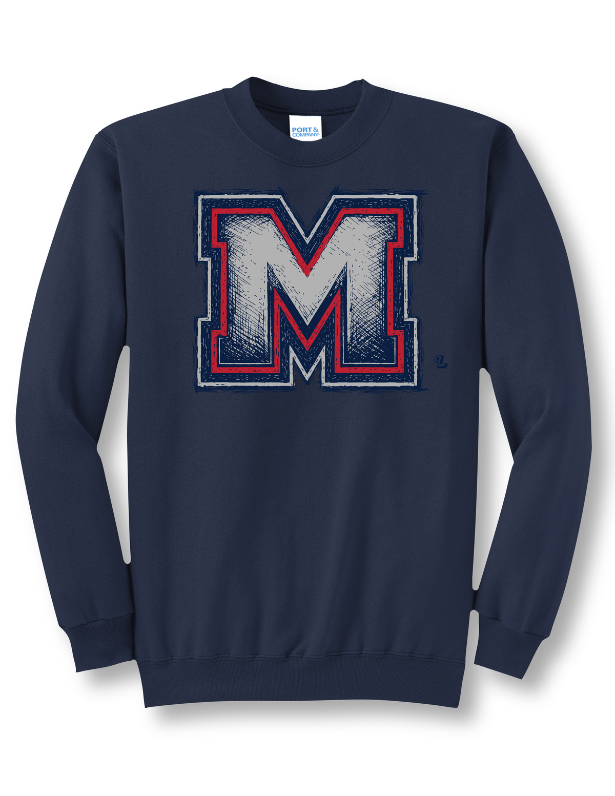 MORGAN Sketch Crewneck Sweatshirt