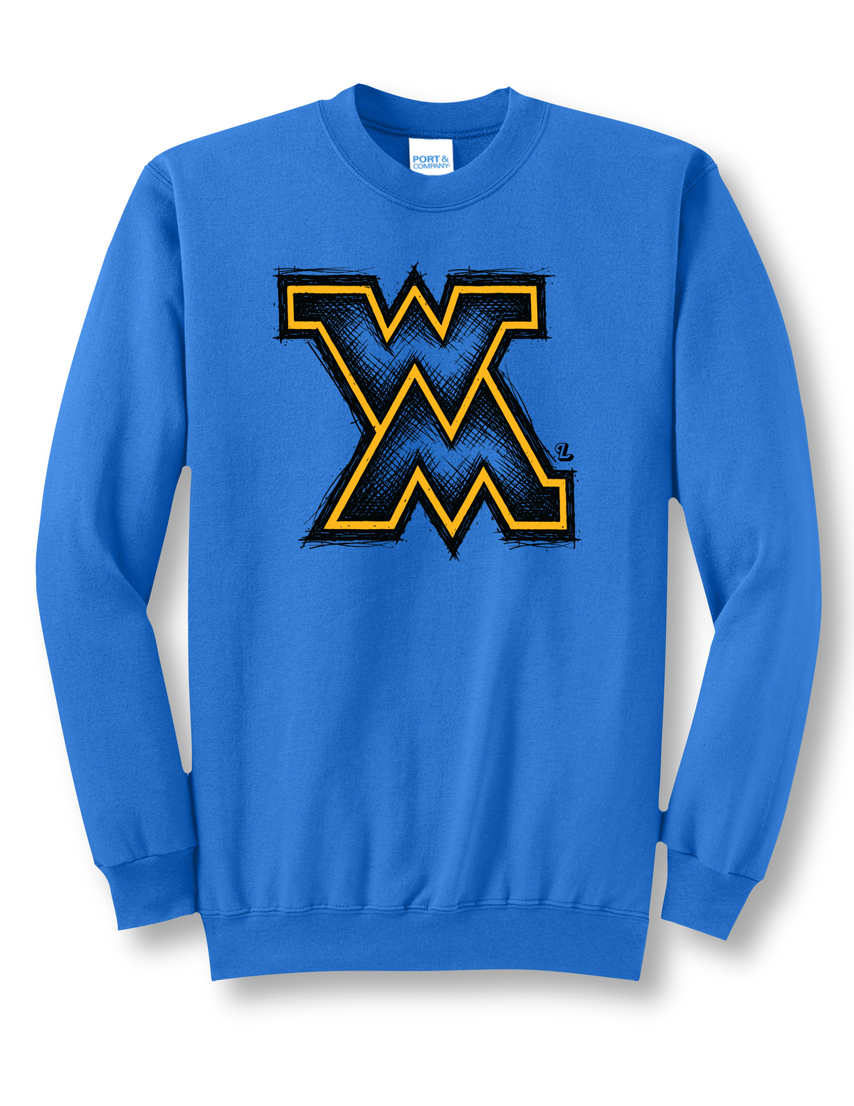 WEST M Sketch Crewneck Sweatshirt
