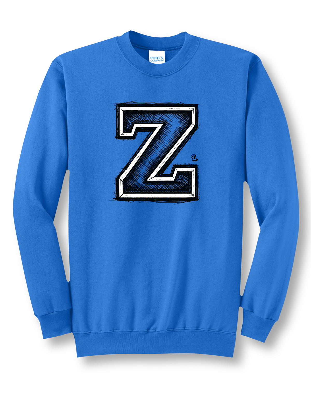 ZANESVILLE Sketch Crewneck Sweatshirt
