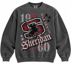 Streetwear Oversized Print SHERIDAN Crewneck
