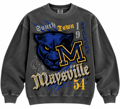 Streetwear Oversized Print MAYSVILLE Crewneck