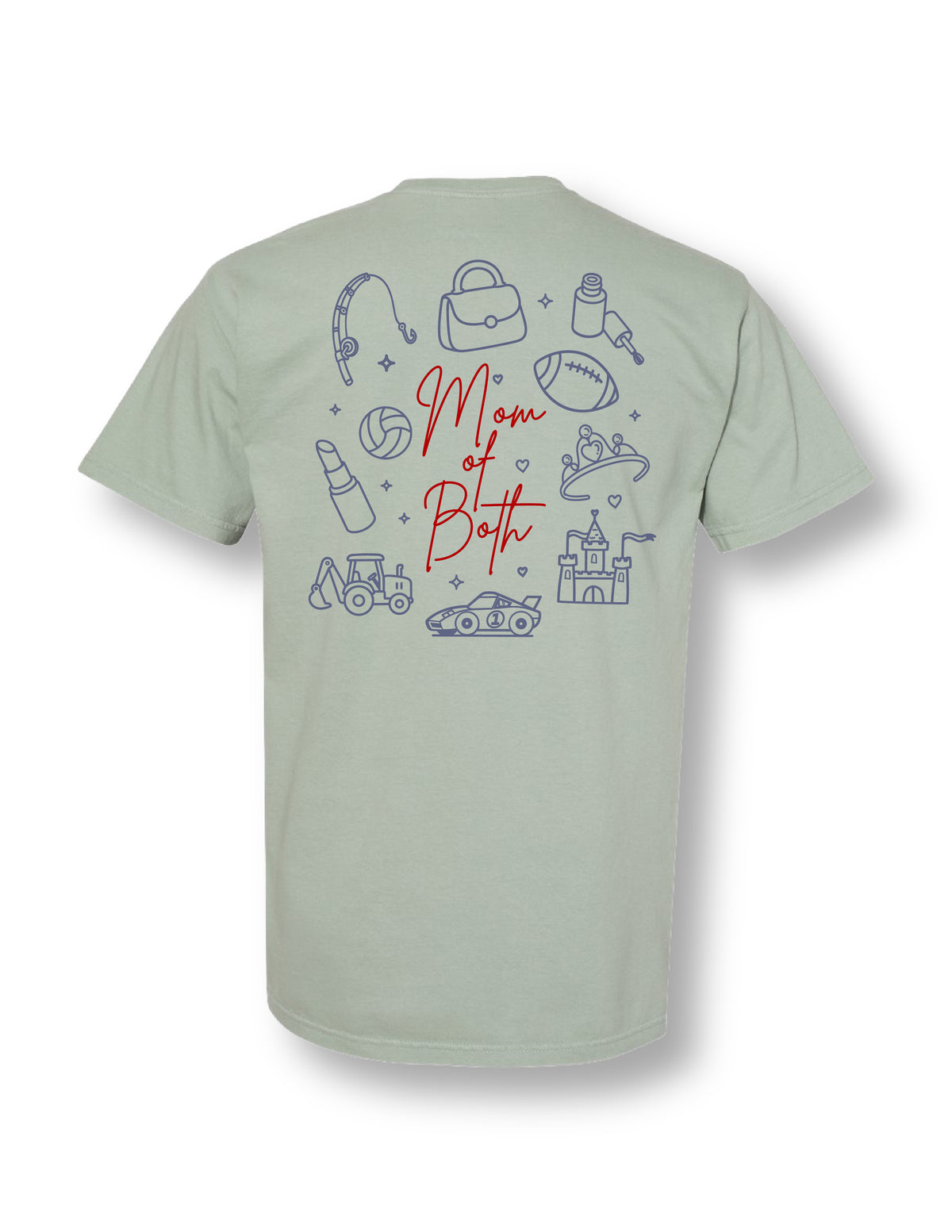 Mom of Both Icon Comfort Colors Tee