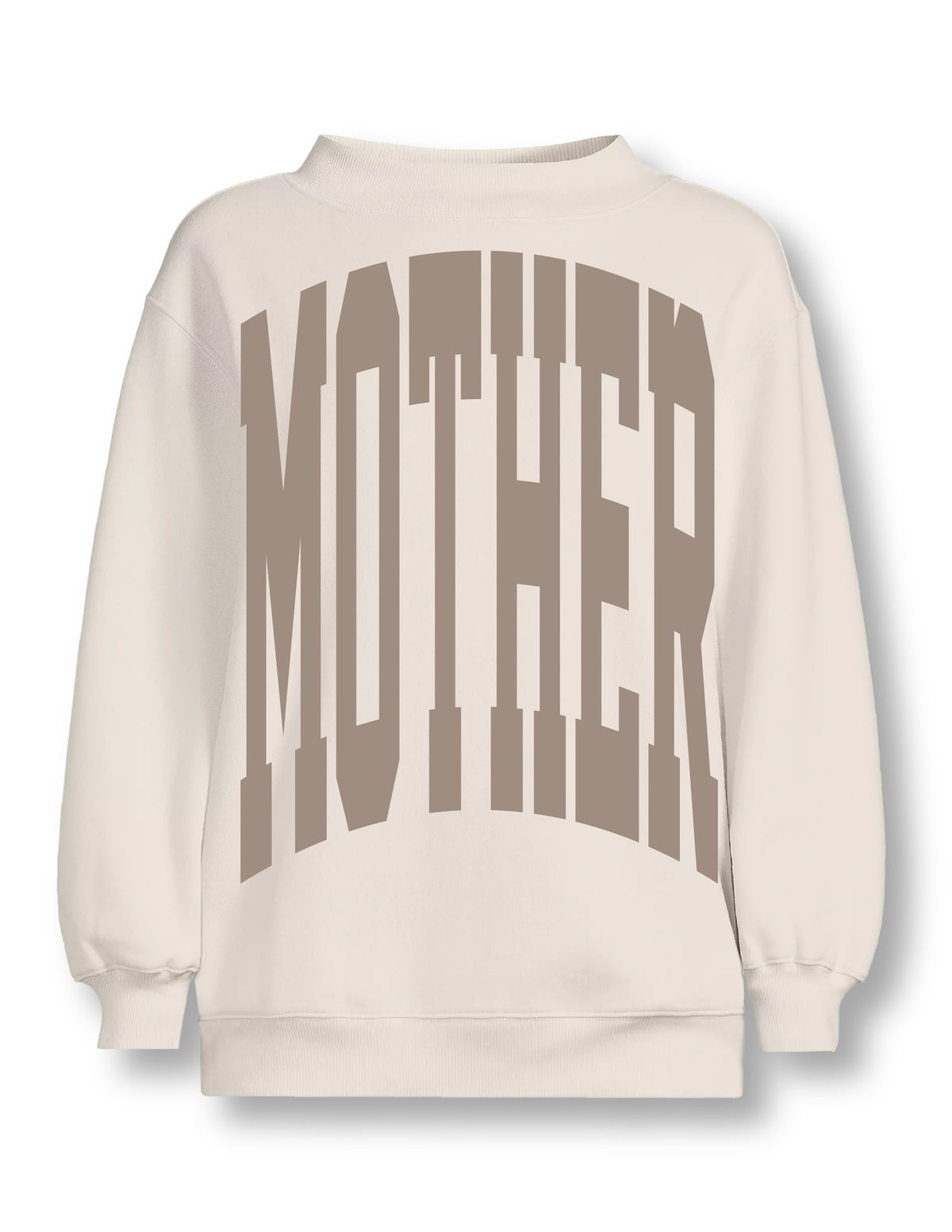 Mother Oversized Mock Neck Crewneck