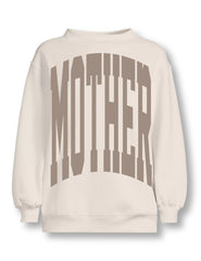 Mother Oversized Mock Neck Crewneck