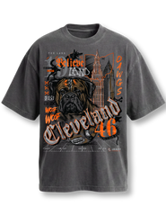 Streetwear Oversized Print Cleveland Tee