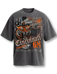 Streetwear Oversized Print Cincinnati Tee