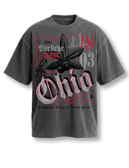 Streetwear Oversized Print Ohio Tee