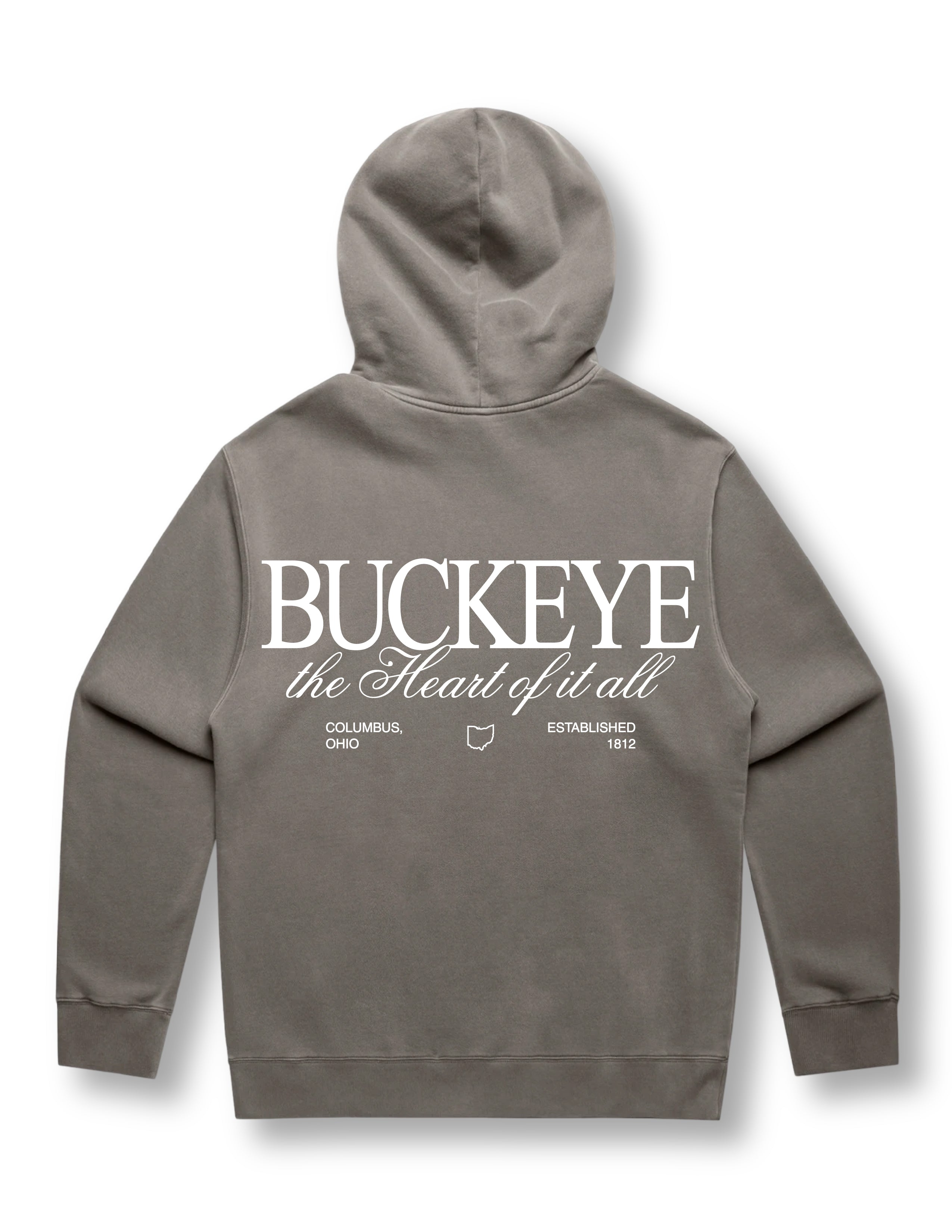 Simple Script Ohio Relaxed Hoodie